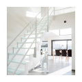 glass  straight staircase indoor office hot selling